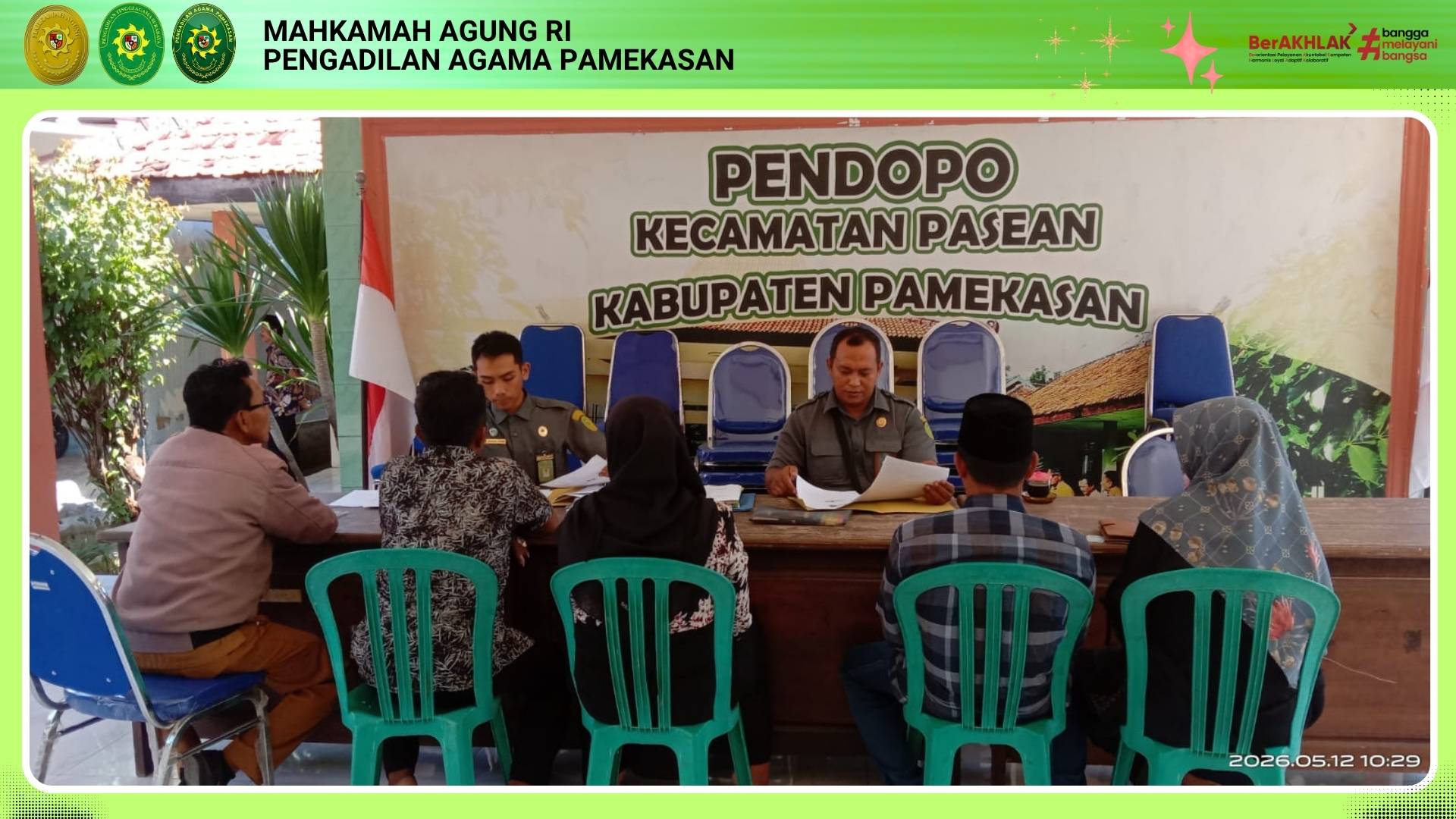 PA Pamekasan Lakukan Verifikasi Berkas Itsbat Nikah di Kecamatan Pasean Guna Akurasi Data